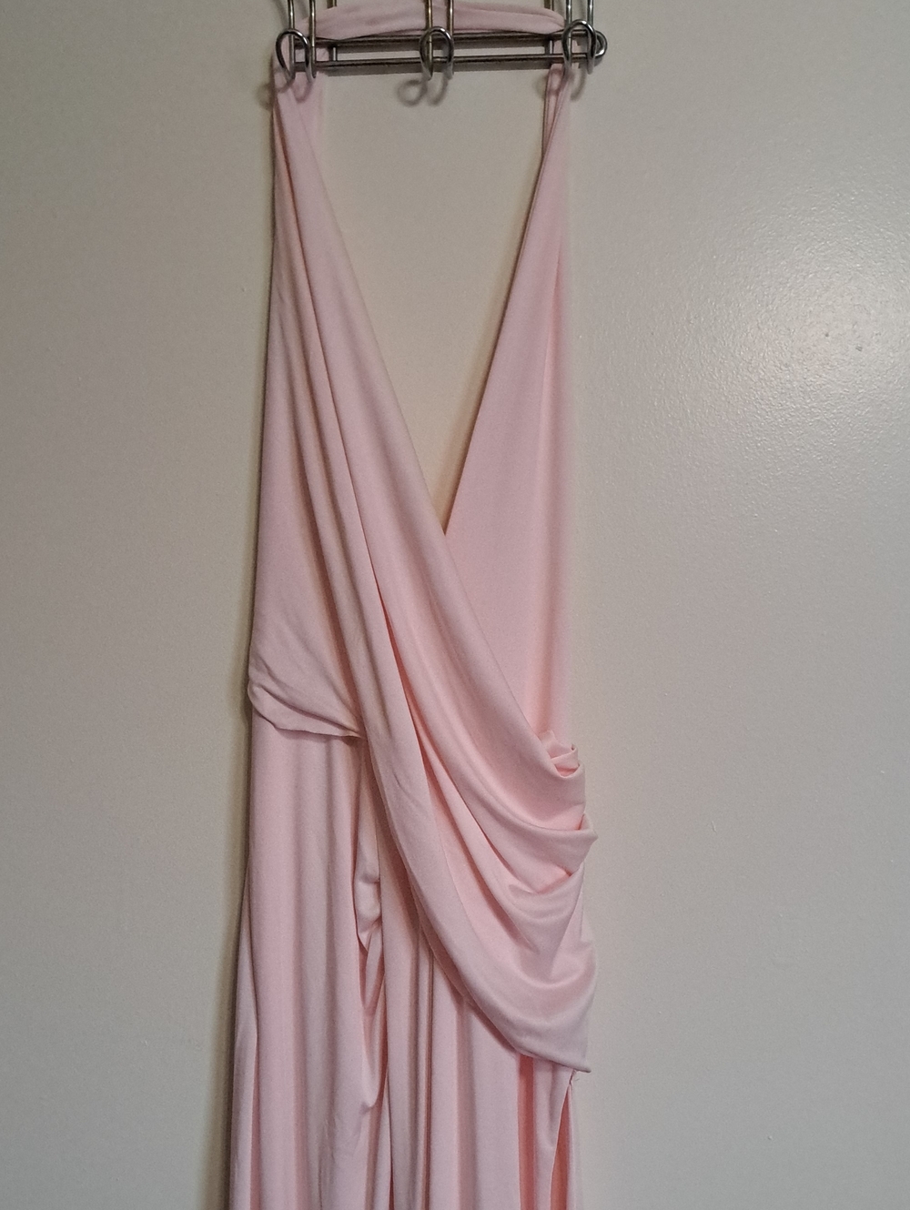 Pale Pink Draped Chemise